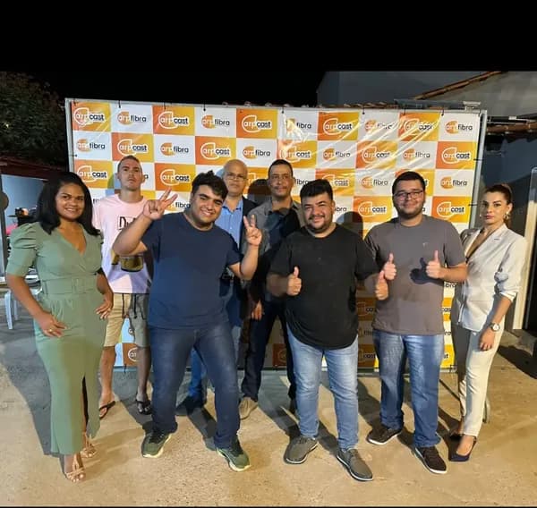 Time reunido no painel do arpcast